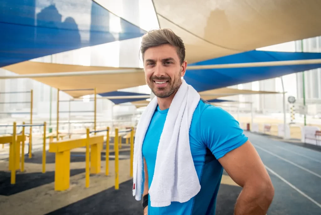 athlete training outdoors utc